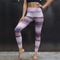 Ardchaighdeán Yoga Pants luiteoga folláine ag rith Ard Waist Ard Yoga Cailín Brúigh suas Spórt Fitness Workout Yoga Pant